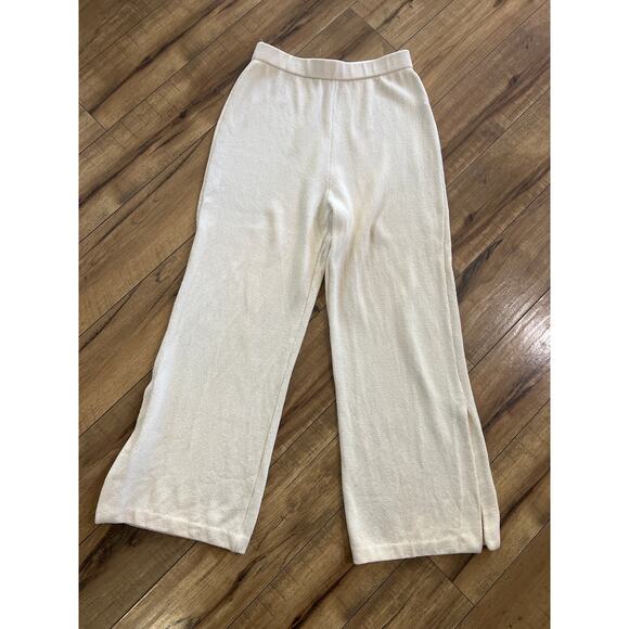 St. John Evening by Marie Gray size 4 cream colored knit pants - Picture 1 of 4